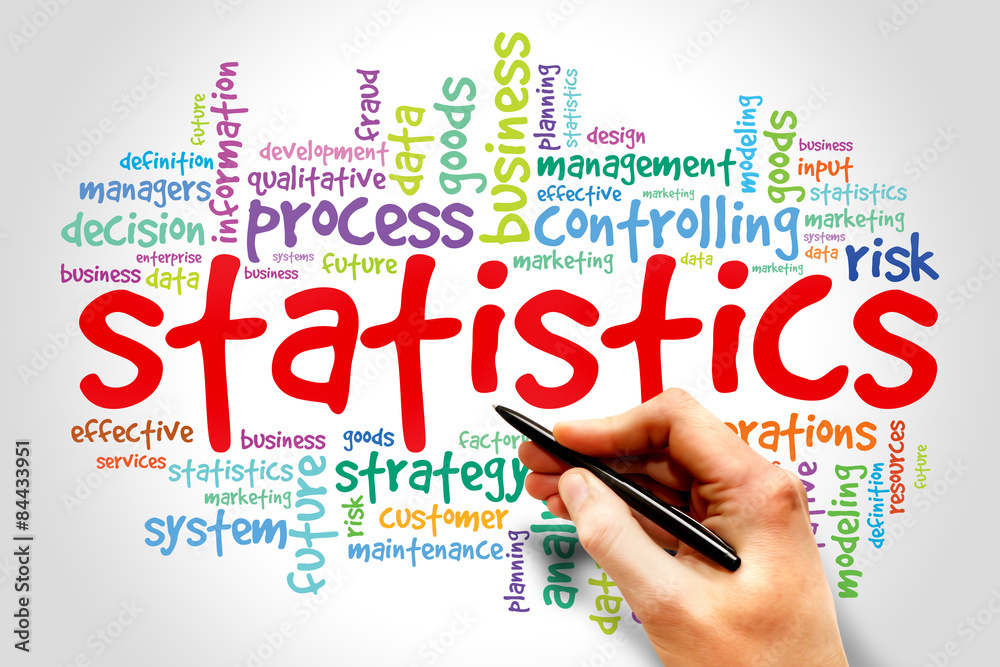 STATISTICS word cloud, business concept STATISTICS word cloud, business concept