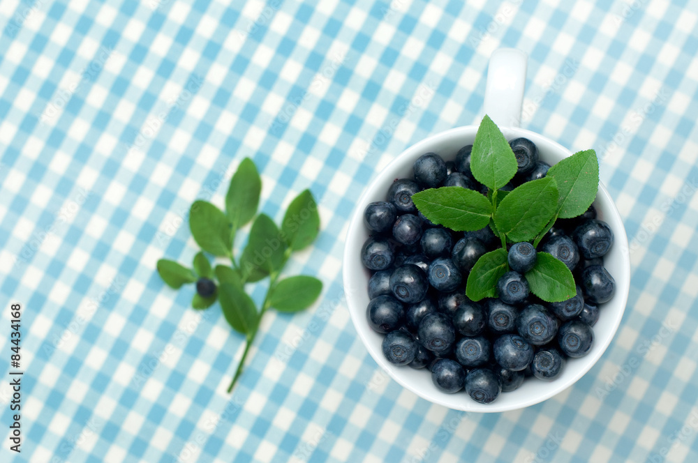 Fresh blueberries