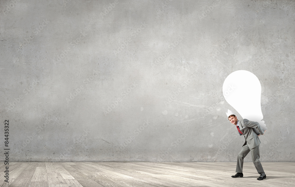 Obraz premium Young handsome businessman