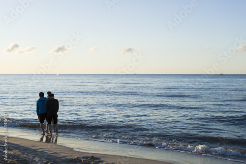 Fototapeta Naklejka Na Ścianę i Meble -  Sunset on sea