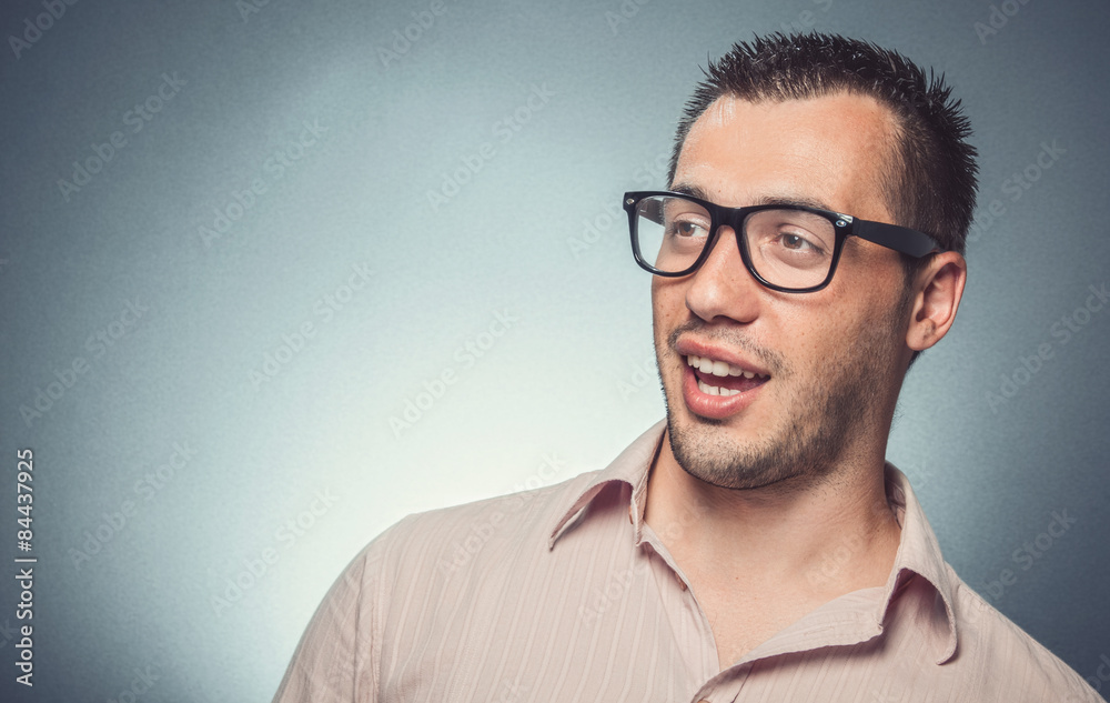 Man in a reaction Man in a reaction