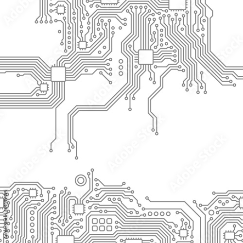 High-tech technology abstract background. Vector graphic template.
