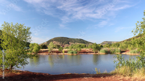 Lac salagou, languedoc, france