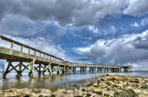 Wallpaper Mural Chesapeake Bay Fishing Pier Torontodigital.ca