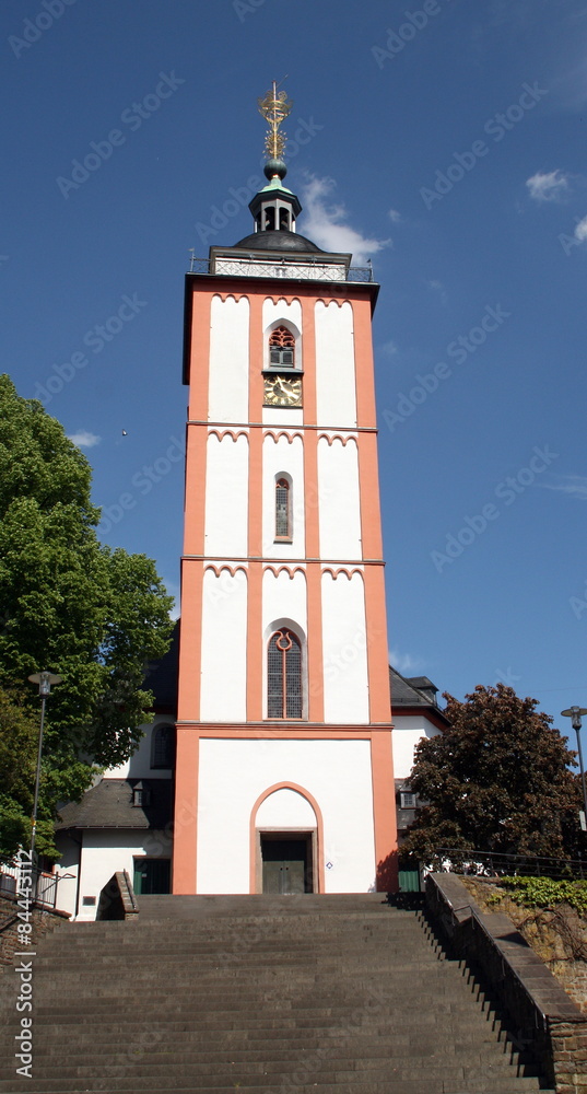 Nikolai Church from the 13th century in the city of Siegen