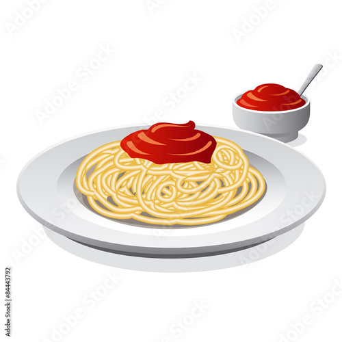 spaghetti with sauce