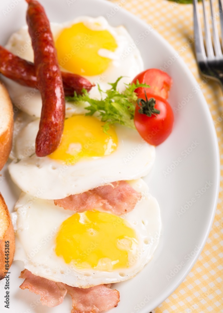 Breakfast, bacon, english. Breakfast, bacon, english.