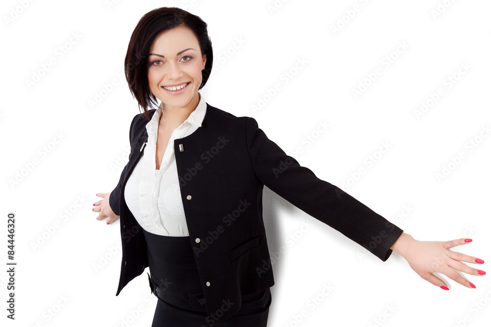 Businessfrau mit erfolgreicher und freundlicher Ausstrahlung Businessfrau mit erfolgreicher und freundlicher Ausstrahlung