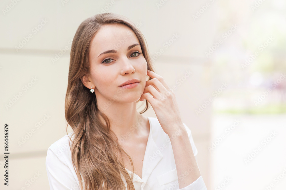 Pretty girl portrait outdoors Pretty girl portrait outdoors