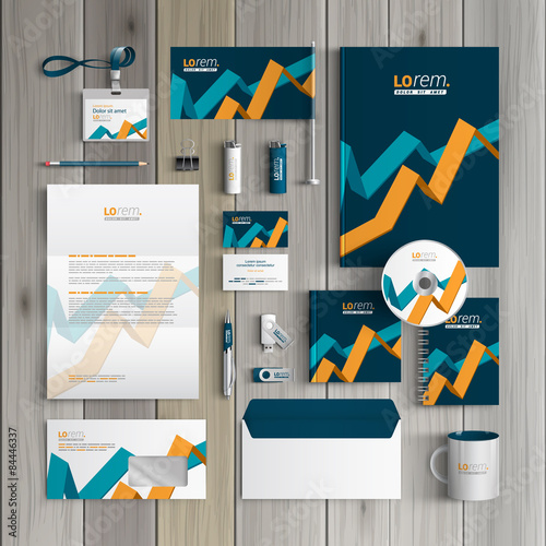 Stationery template design