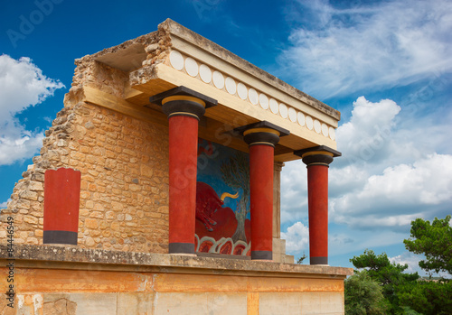фотографія Knossos palace at Crete, Greece