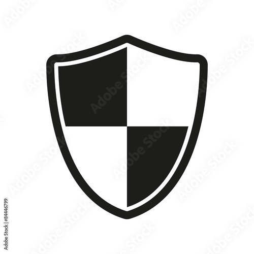 The shield icon. Security and safety, firewall symbol.