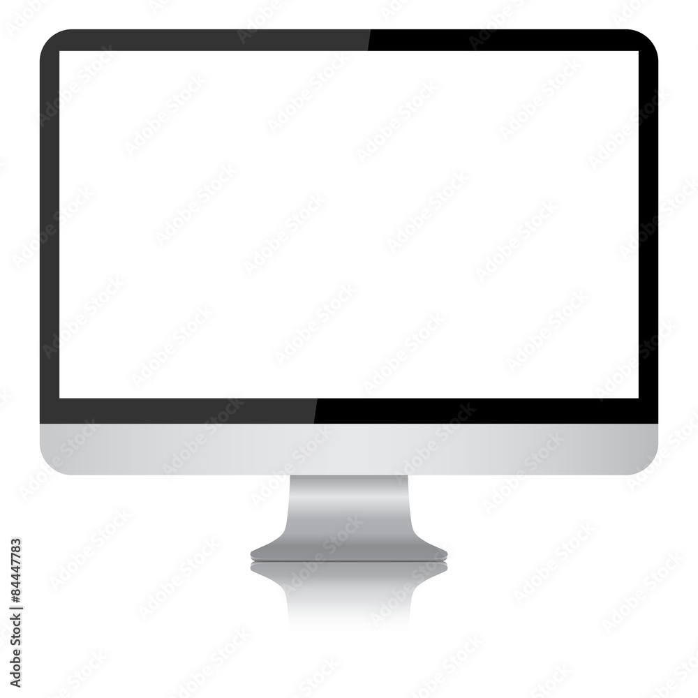 modern desktop computer monitor display vector design modern desktop computer monitor display vector design