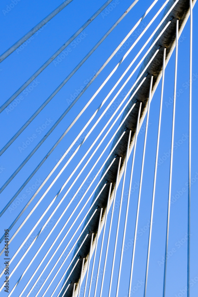 Fototapeta premium modern bridge pillars