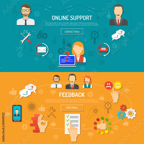 Support Banner Set