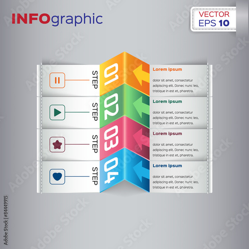 Web elements infographic - business design vector illustration