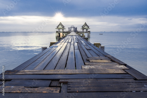 long bridge over the sea © sorapop