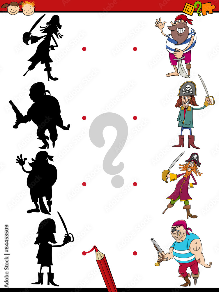 education shadows game cartoon education shadows game cartoon