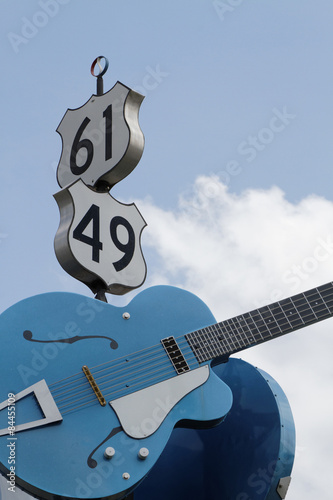 Croisement des autoroutes 61 et 49 à Clarksdale