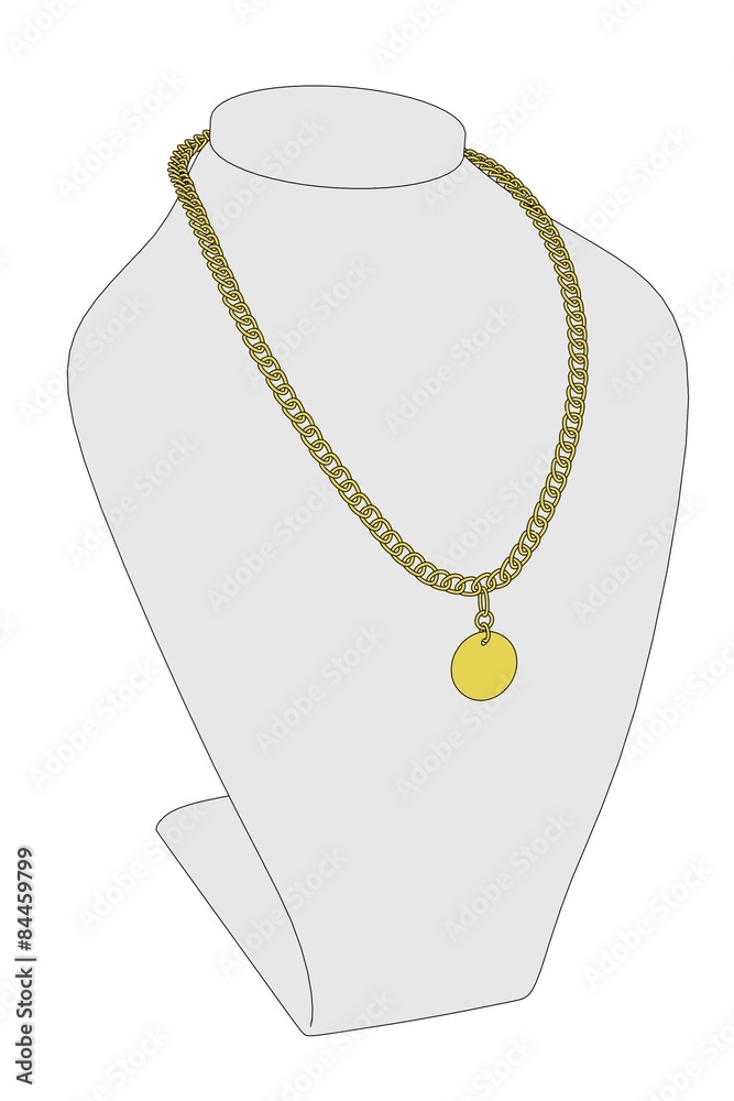 2d cartoon image of necklace jewel 2d cartoon image of necklace jewel