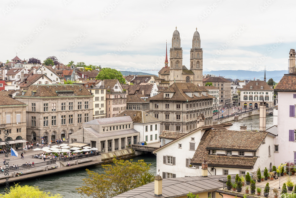 Zurich City in the Switzerland