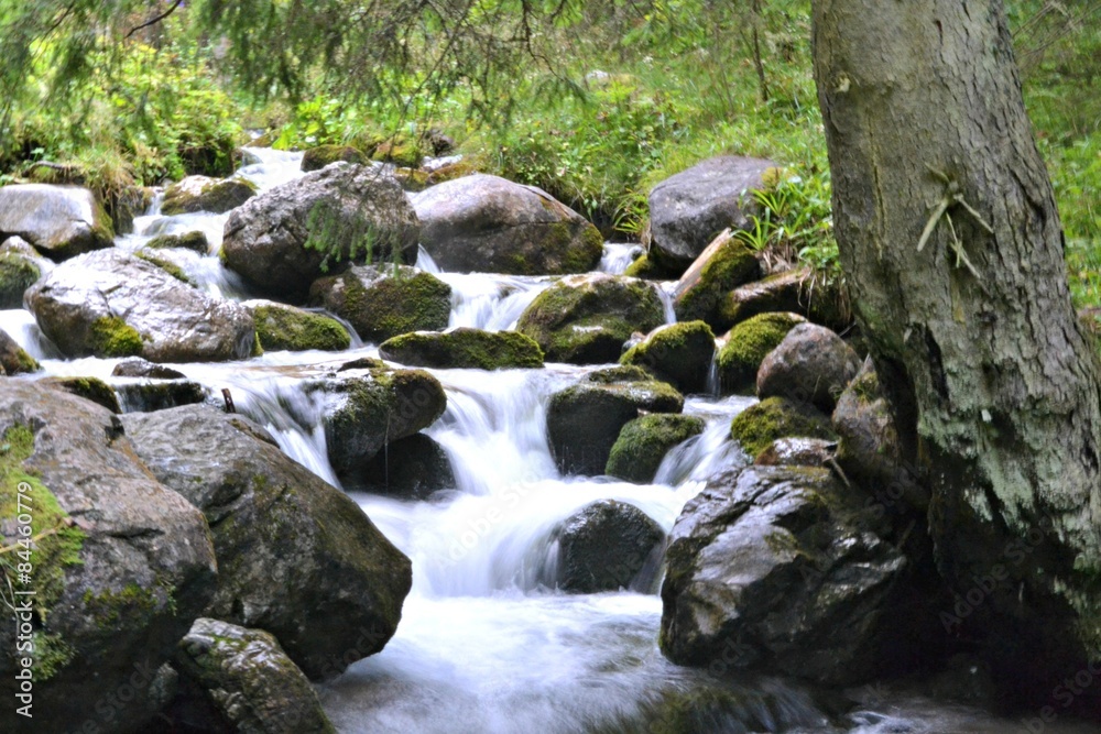 Górski strumień Górski strumień