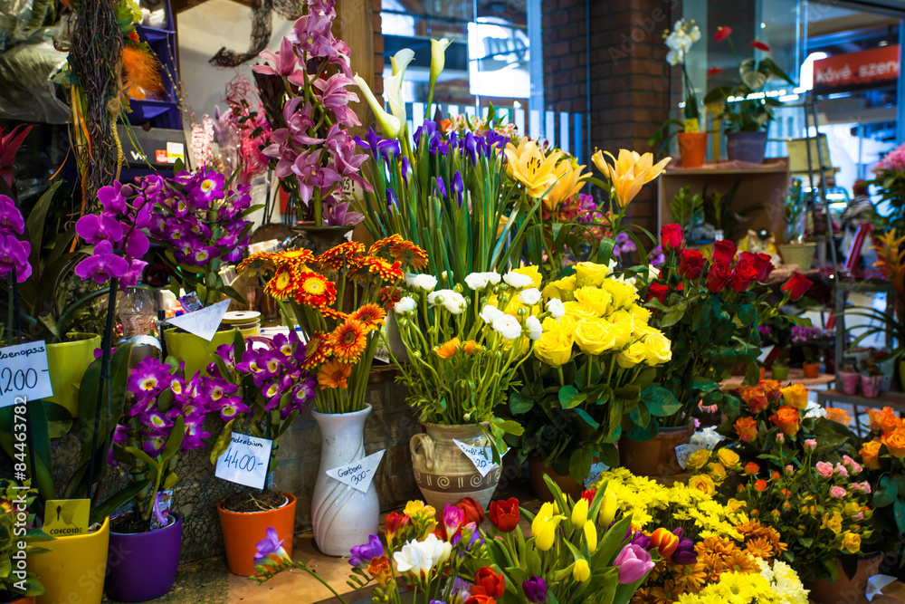 Fototapeta premium flower market