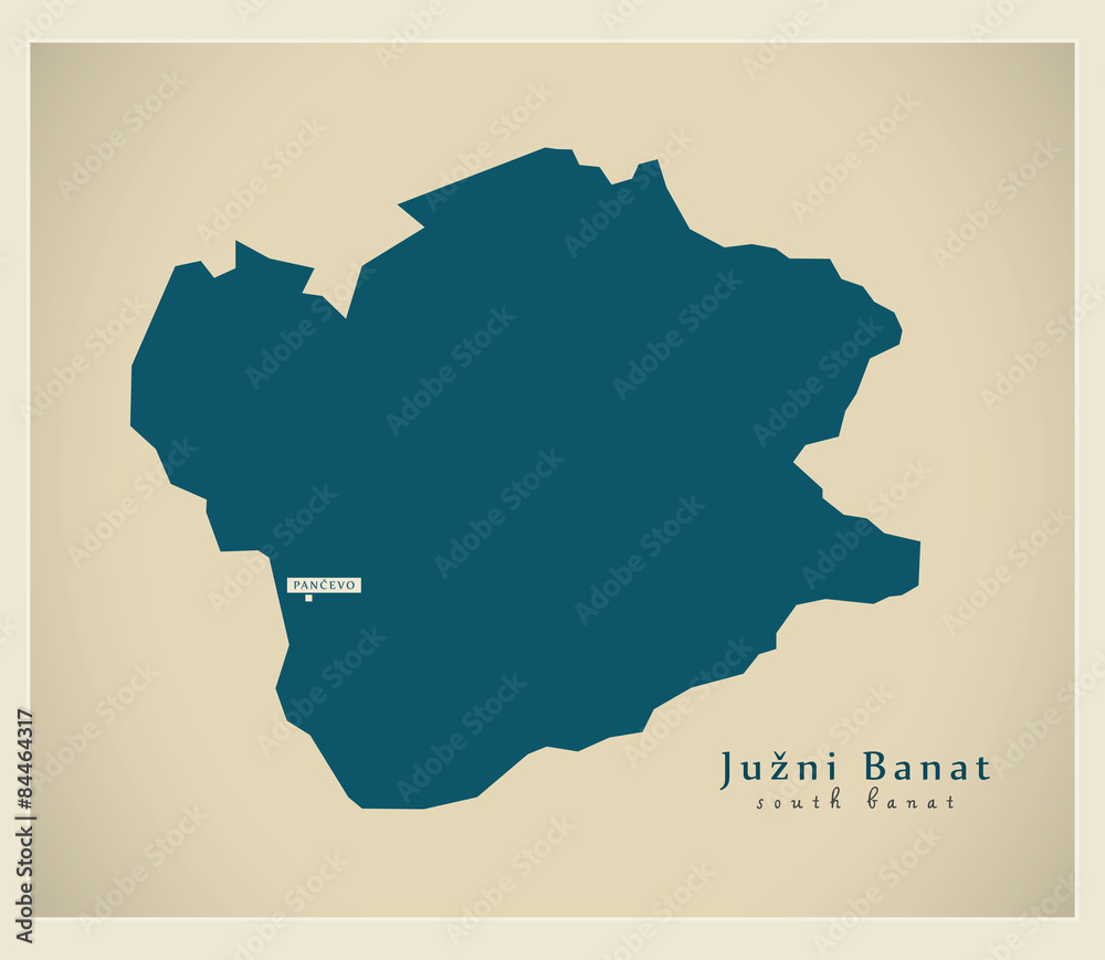 Modern Map - Juzni Banat RS