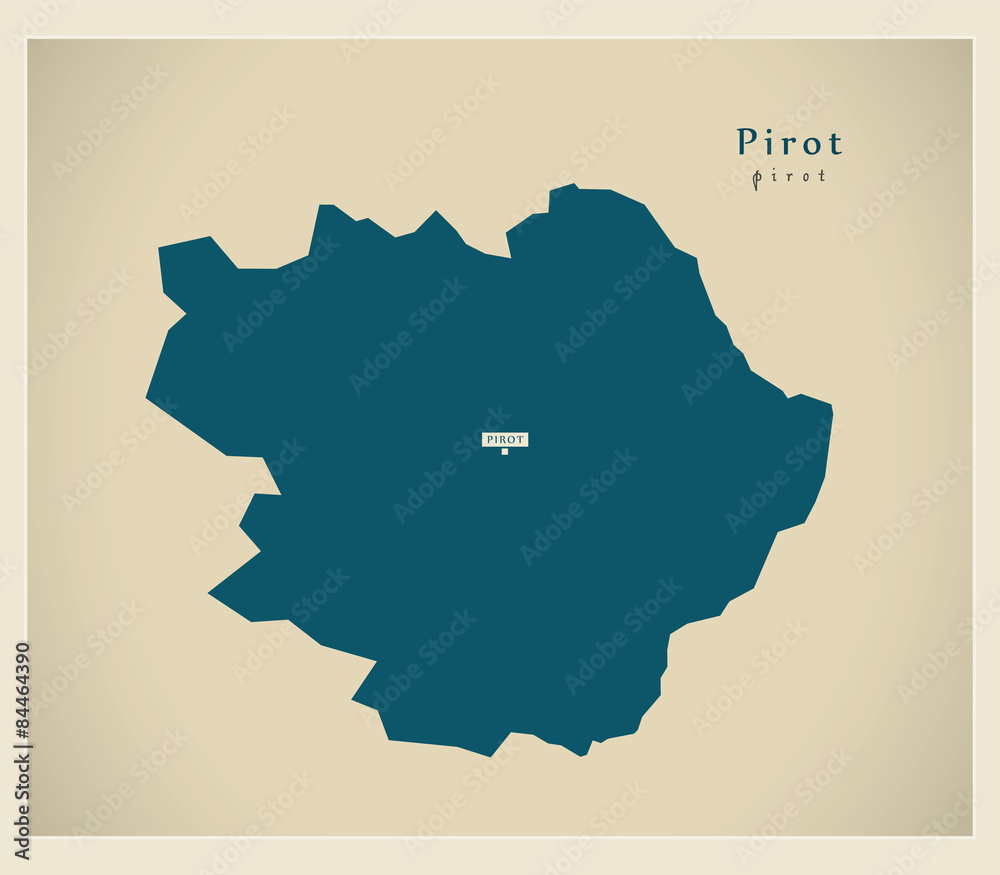 Modern Map - Pirot RS