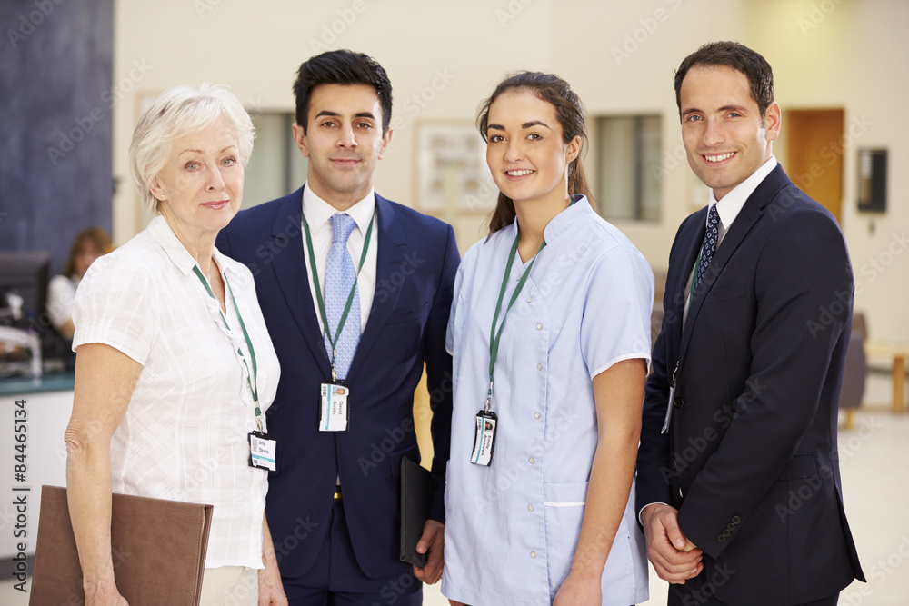 Portrait Of Hospital Medical Team Portrait Of Hospital Medical Team