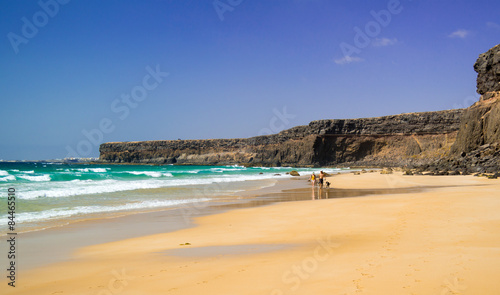 Beach  Playa del Aguila  at El Cotillo  Fuerteventura