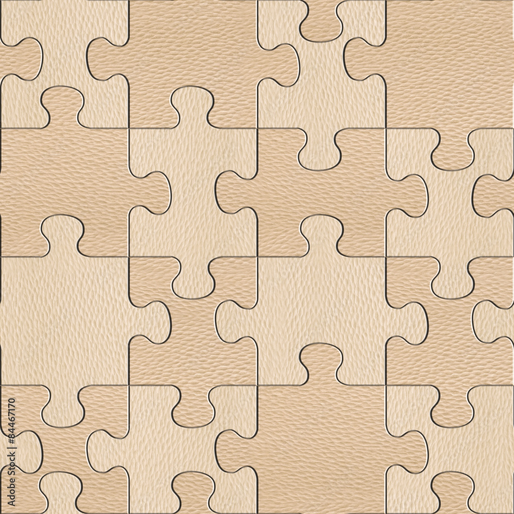 Wooden puzzles assembled for seamless background - White Oak woo