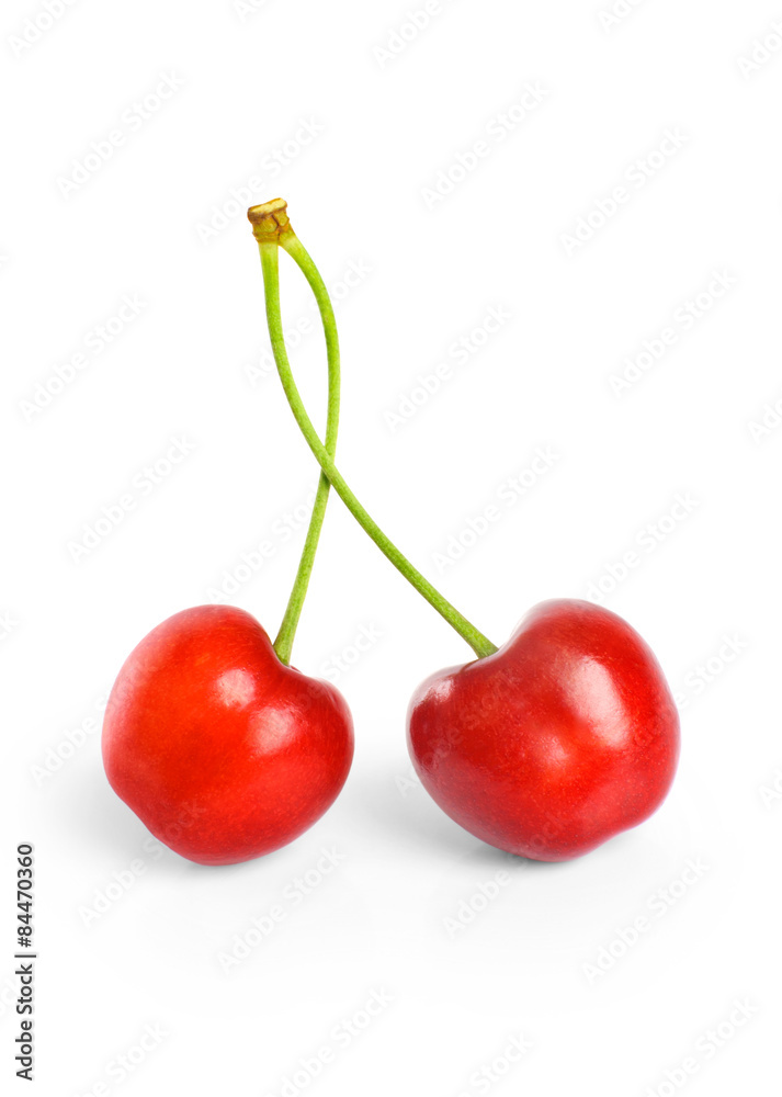 Cherry isolated on white background. Cherry isolated on white background.