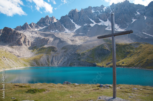Fototapeta Naklejka Na Ścianę i Meble -  Lac de Saint-Anne (Queyras / Hautes-Alpes)