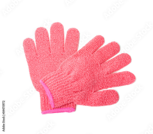 Exfoliating massage glove for shower