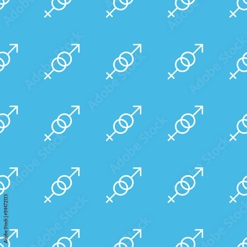 Gender signs straight pattern