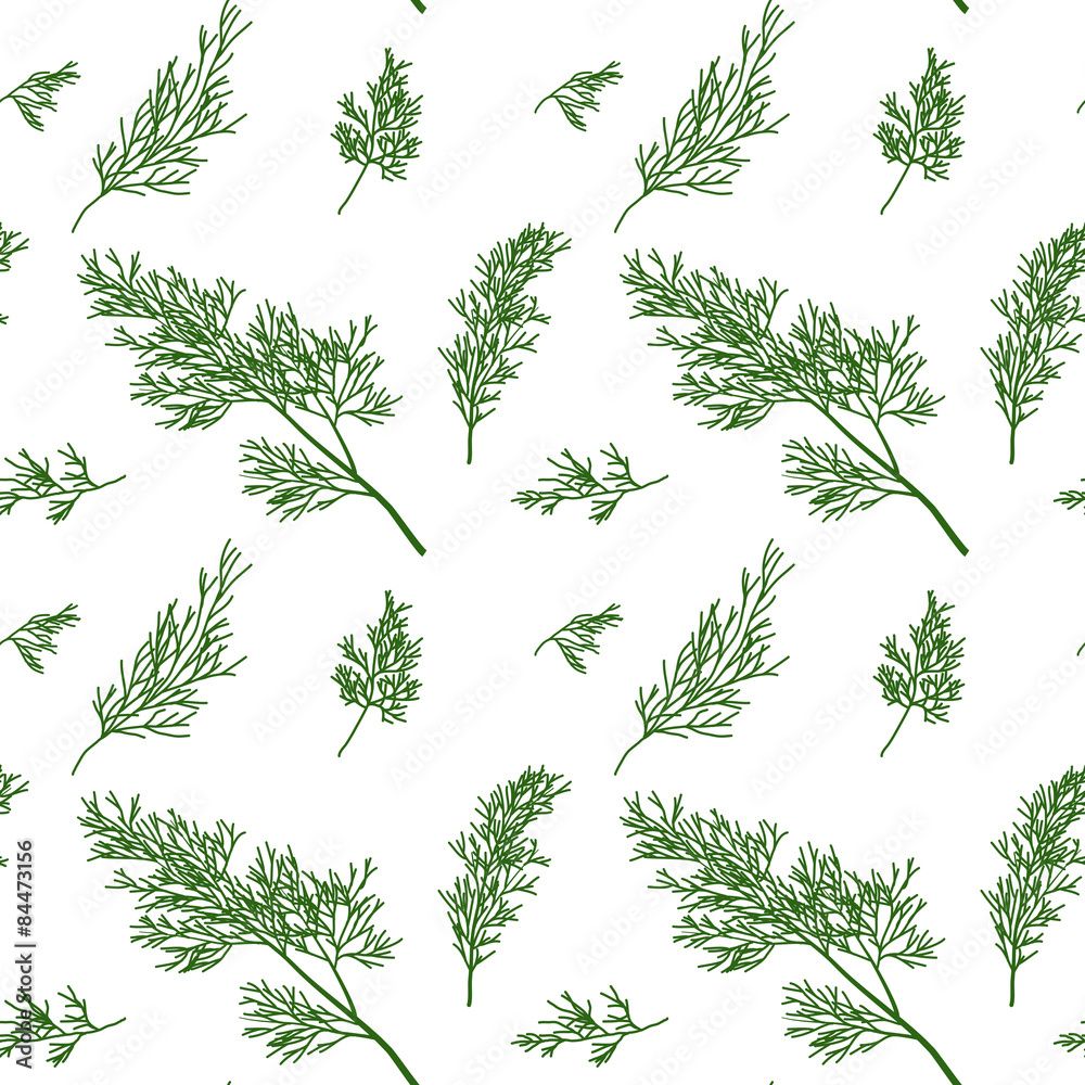 Dill seamless pattern Dill seamless pattern