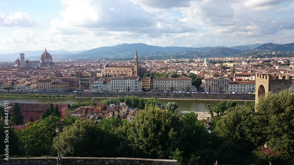 Vista de la ciudad de Florencia en Italia
