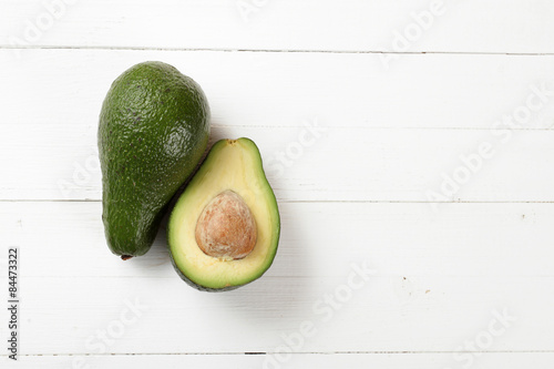 Avocado on a board