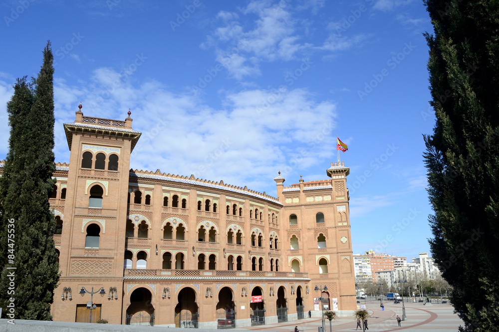 Las Ventas square from a side, Madrid, Spain