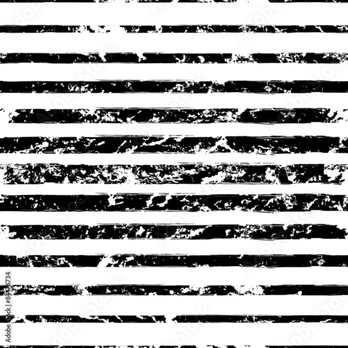Vector watercolor different sized stripes grunge seamless patter