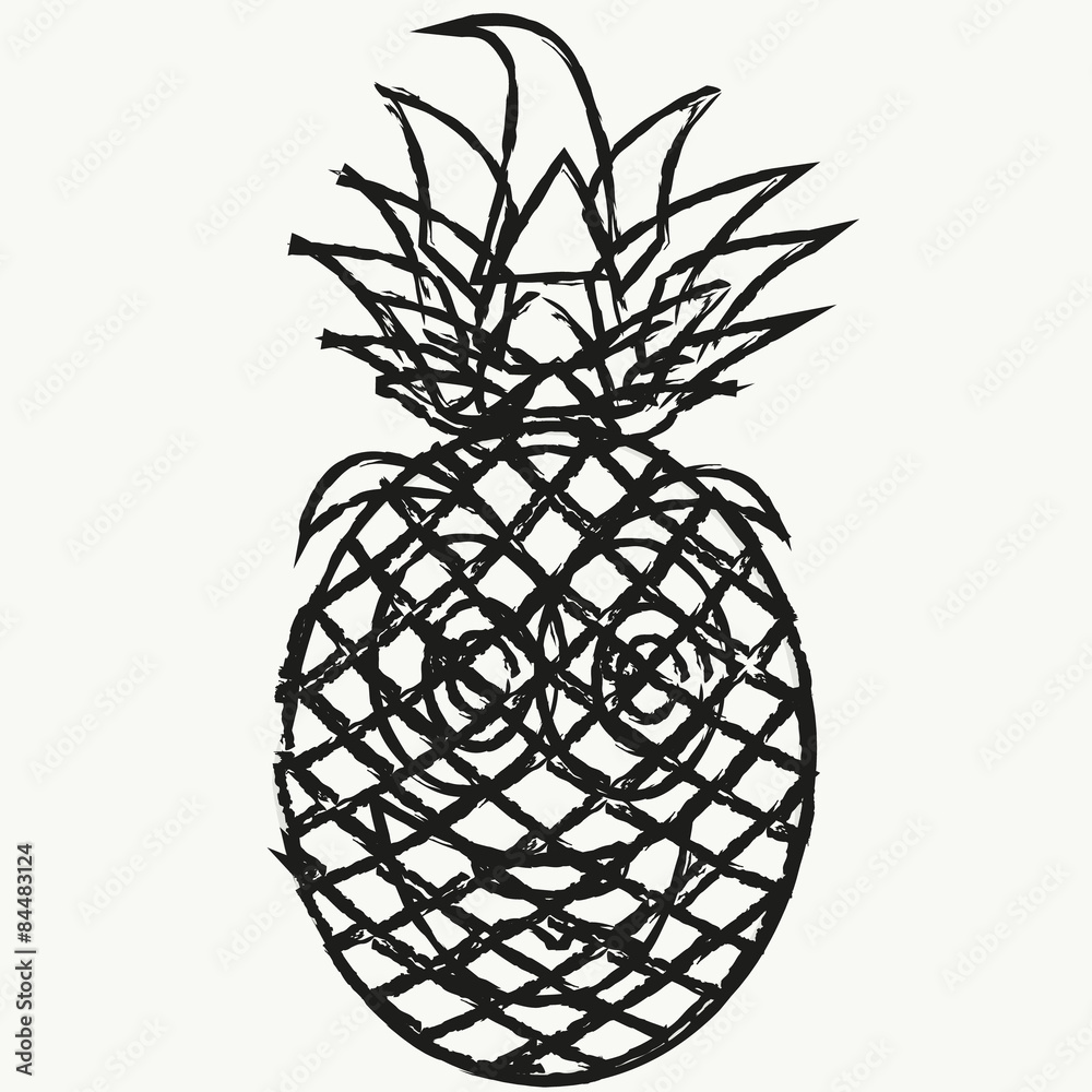 Obraz premium Cartoon fruit