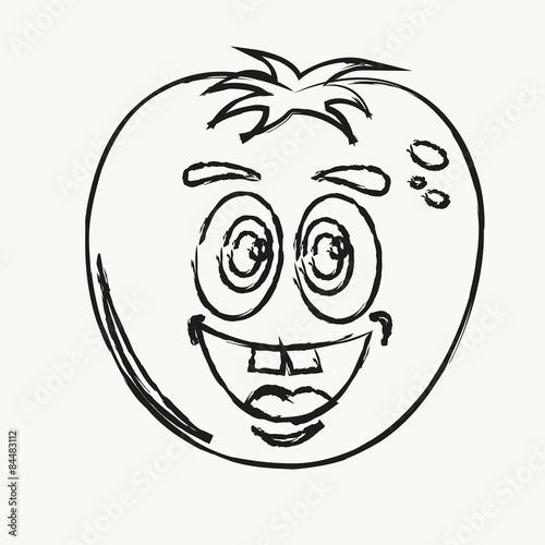 Cartoon fruit