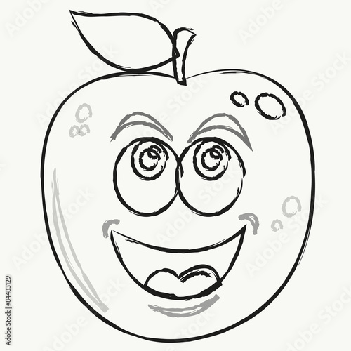 Cartoon fruit