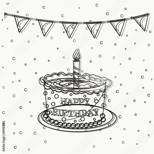  Happy birthday cake
