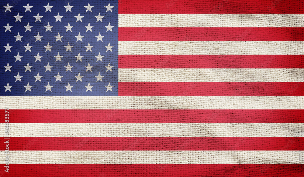 Obraz premium Grunge USA Flag
