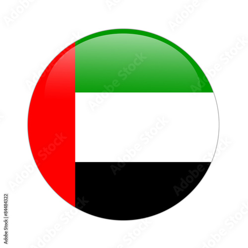 United Arab Emirates flag button on white Free Download United Arab Emirates flag button on white - GFXLoad