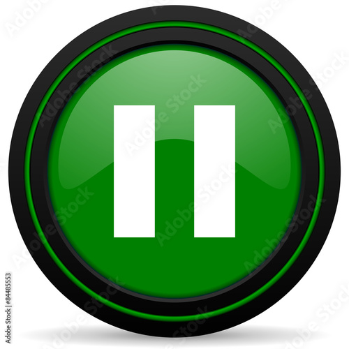 pause green icon