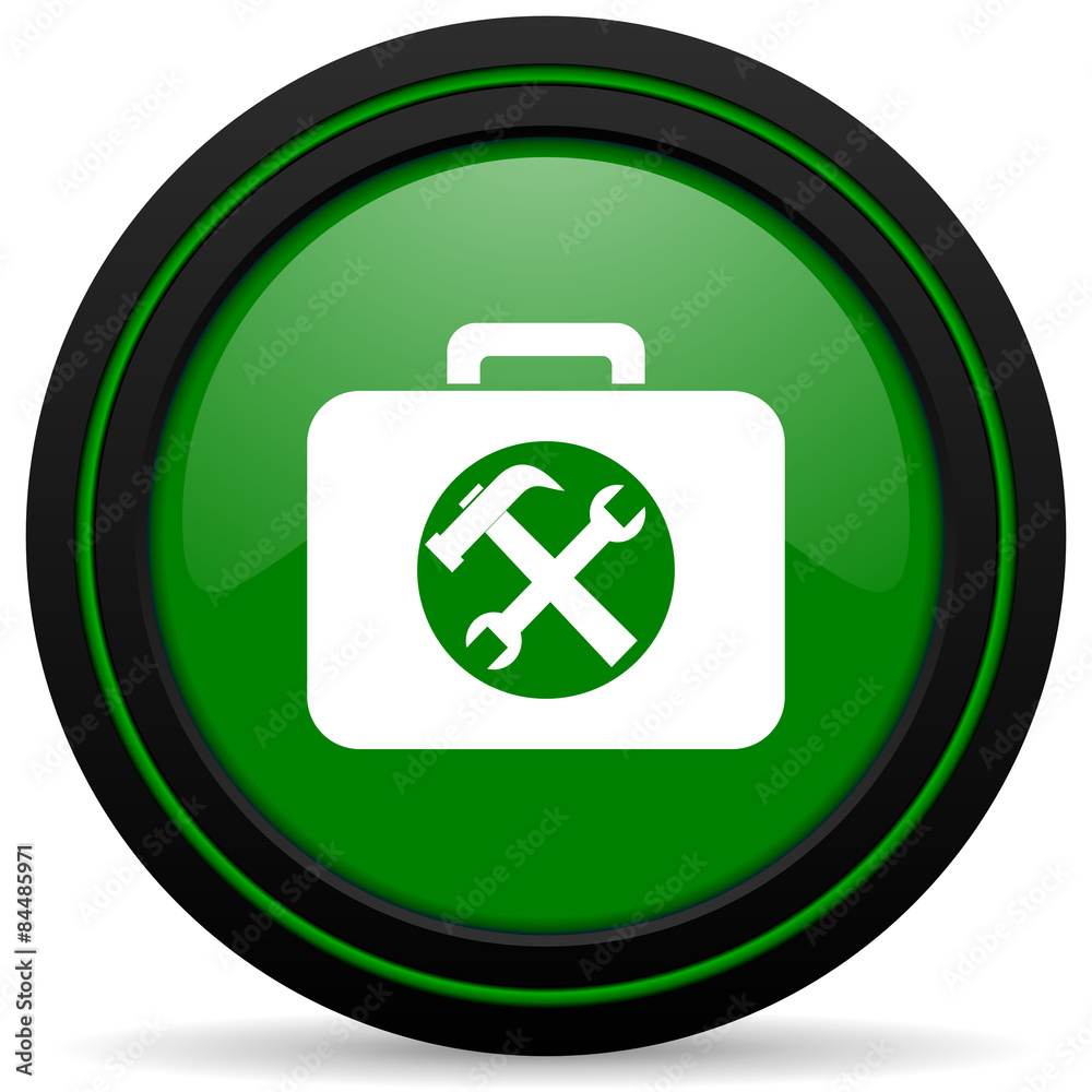 toolkit green icon service sign toolkit green icon service sign
