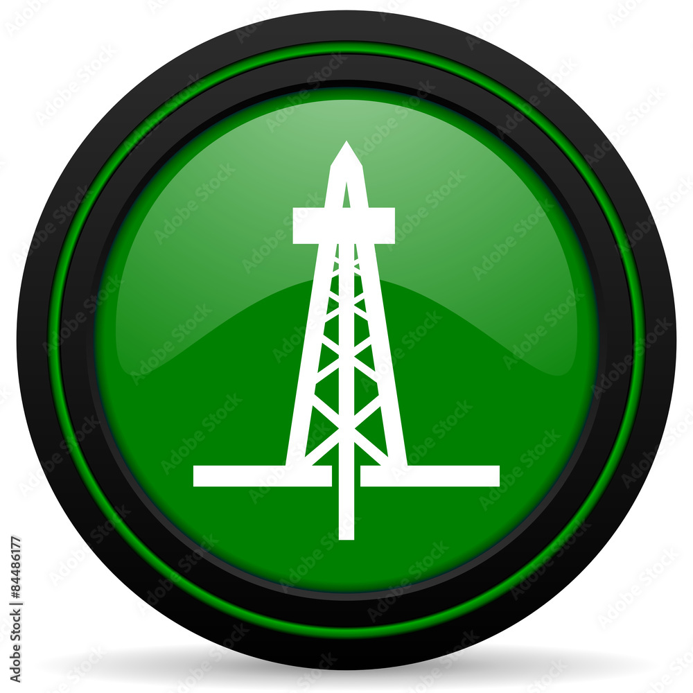 drilling green icon